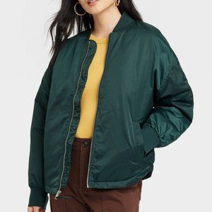Green Bomber Jacket